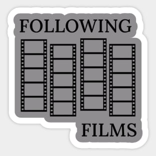 The Following Films Podcast Logo Sticker